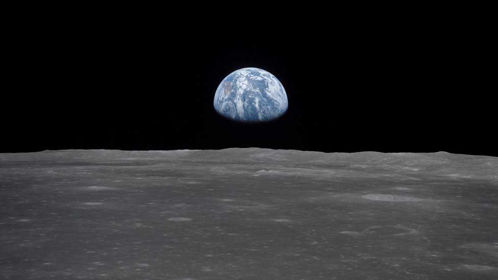 Vista de la Tierra desde la Luna