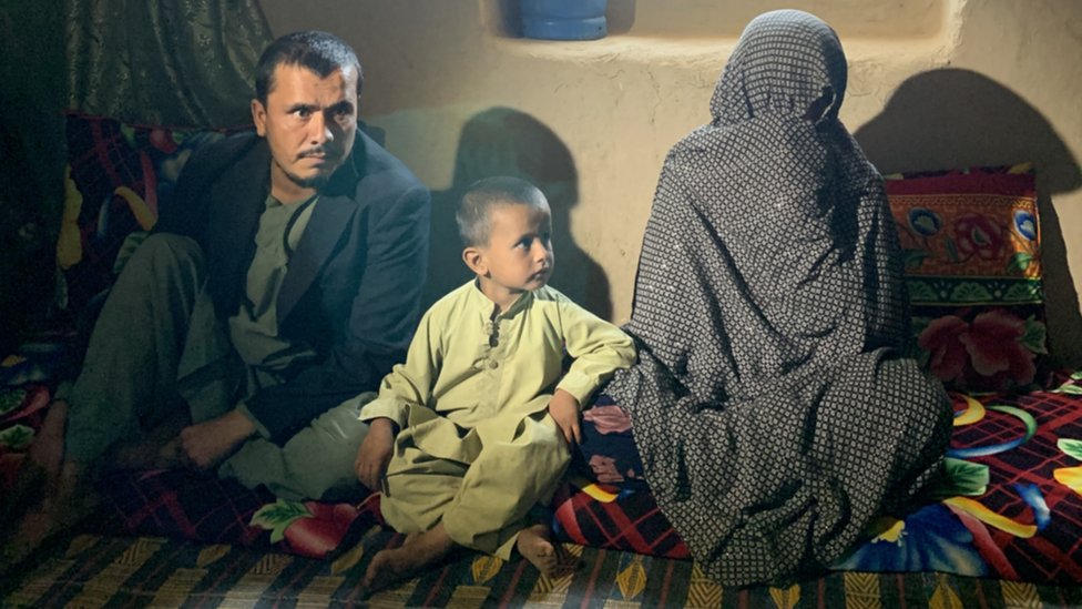 Rural family in Afghanistan