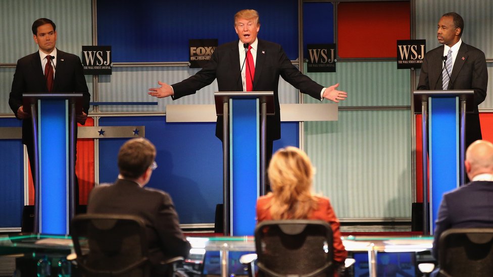 'No clear winner' in Republican Presidential debate - BBC News