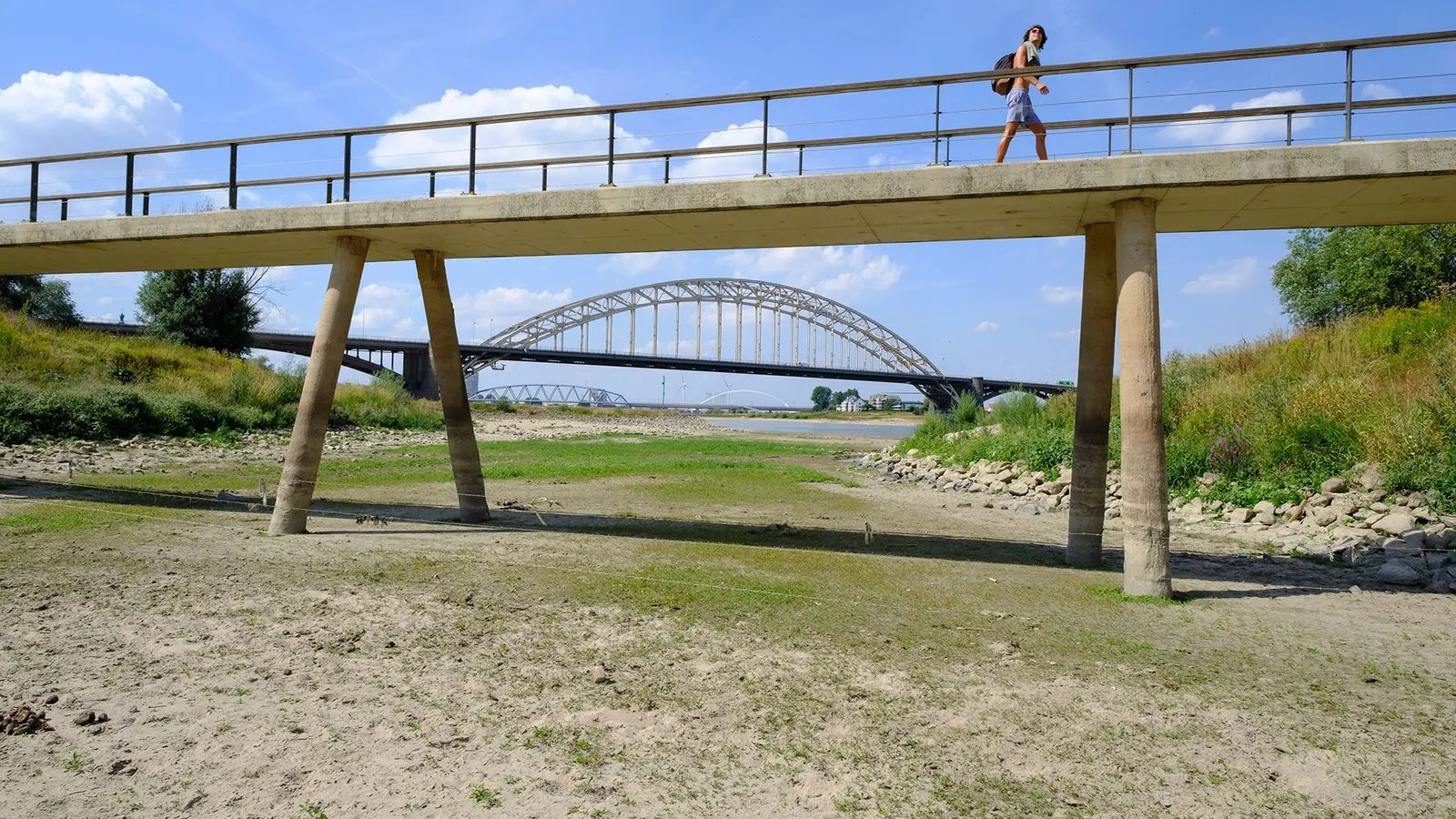 流量不到往年夏季的一半：人們有記憶以來，多瑙河的水位從來沒有這麼低過