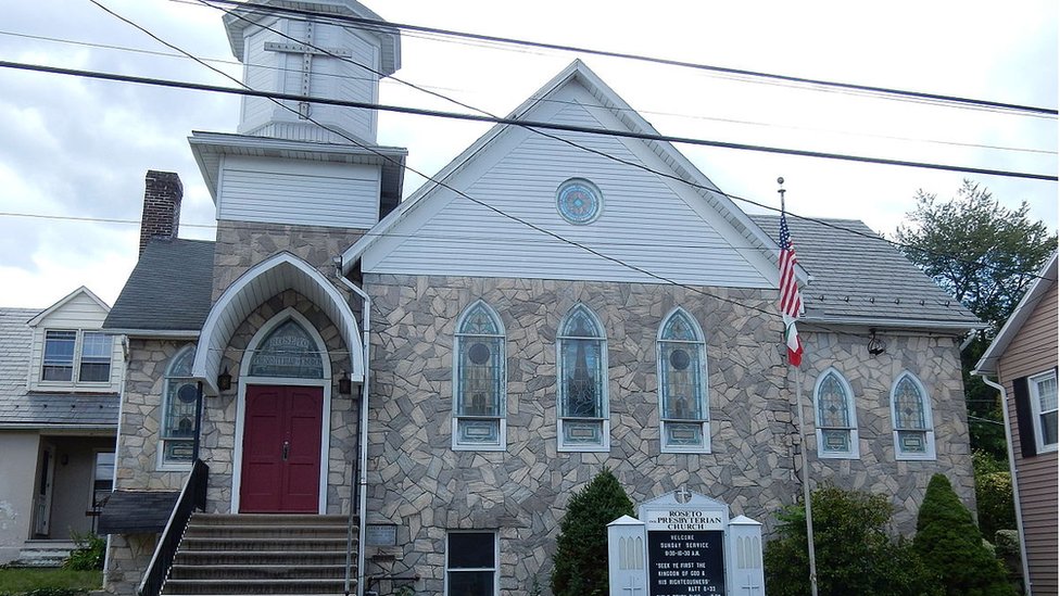 Iglesia en Roseto, Pensilvania