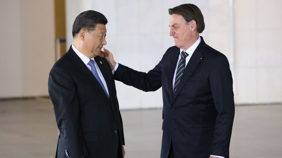2019年11月巴西總統和中國領導人