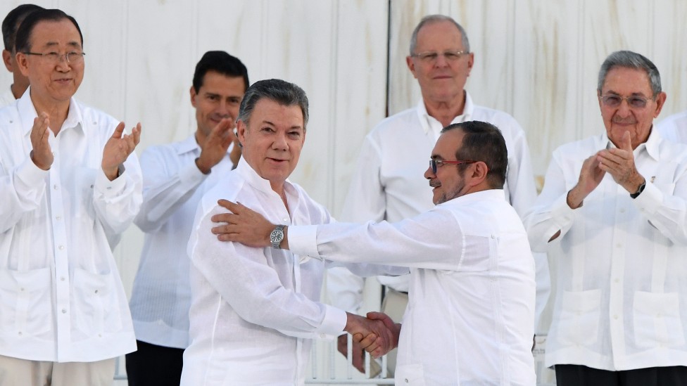 Firma de la paz en Colombia