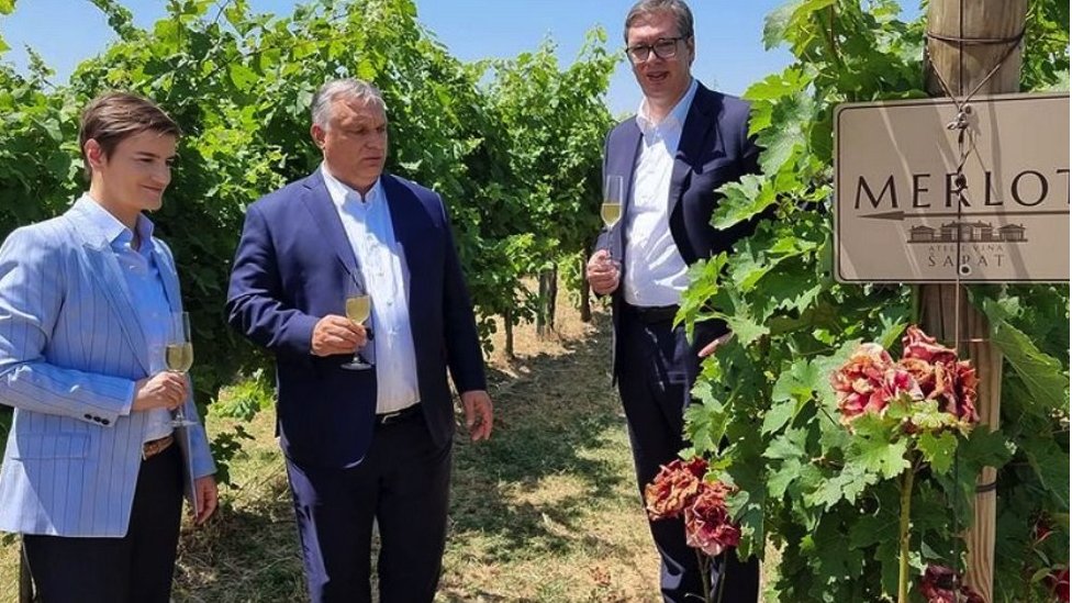 Vučić, Orban, Brnabić