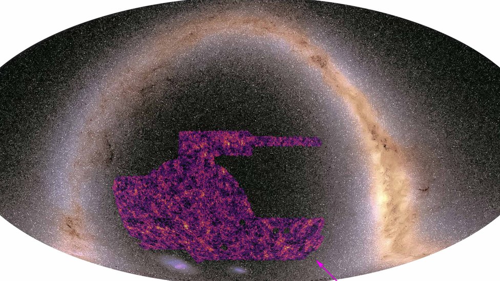 Imagen de estudio del Observatorio de la Energía Oscurs