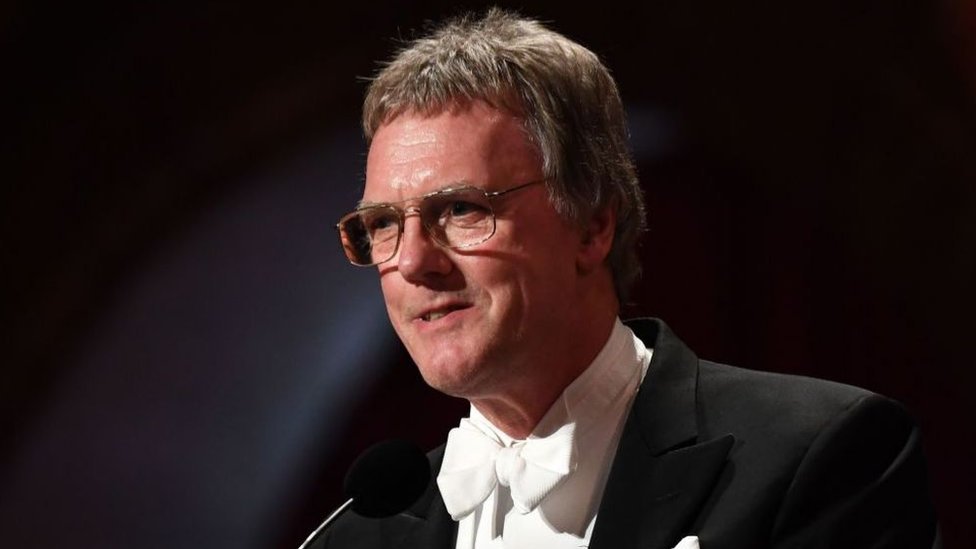 Peter Ratcliffe na cerimônia do Prêmio Nobel em 10 de dezembro de 2019