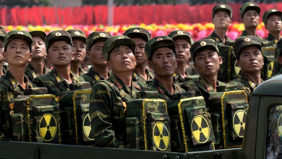 Soldados de Corea del Norte.