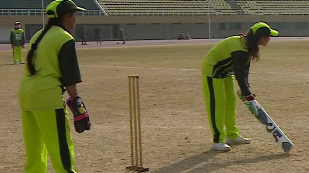 Pakistan's first female blind cricket team