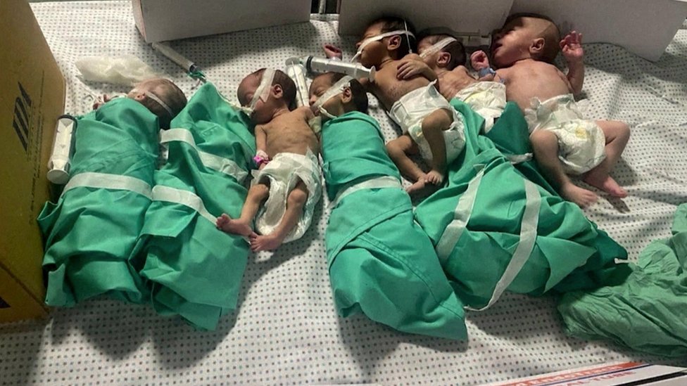 Novorođenčad u Gazi 12. novembra