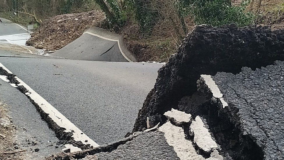 Lyneham road closed by subsidence could cost millions to repair