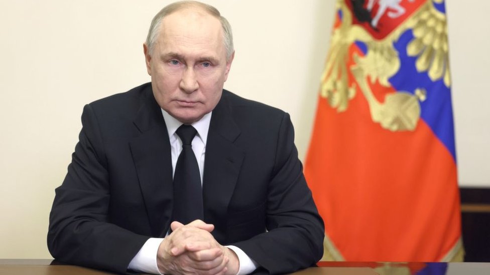 俄羅斯普京總統在發表講話