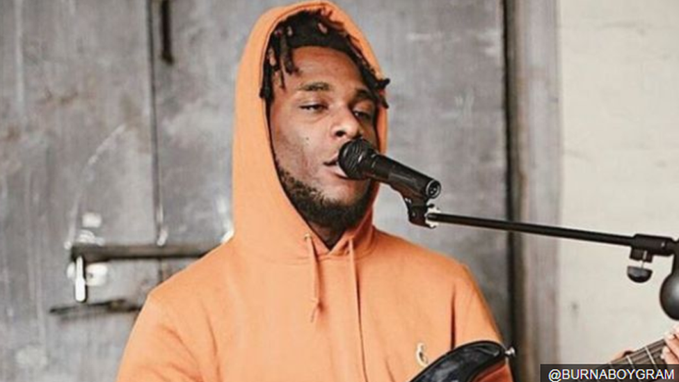 Burna Boy don land for court ontop accuse of robbery - BBC News Pidgin