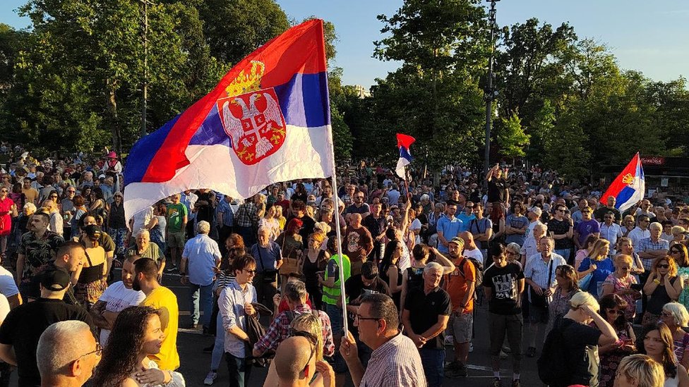 protest, Beograd, Srbija protiv nasilja