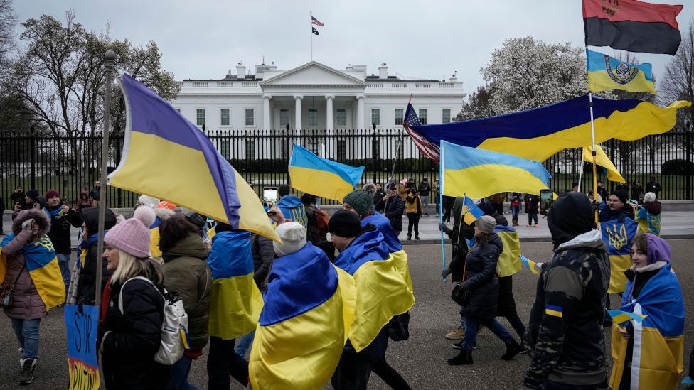 Steve Rosenberg: Russia defiant over new US aid to Ukraine