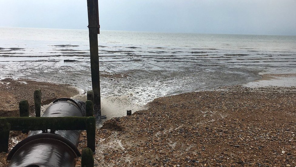 Sewage Sussex beaches closed after wastewater discharge