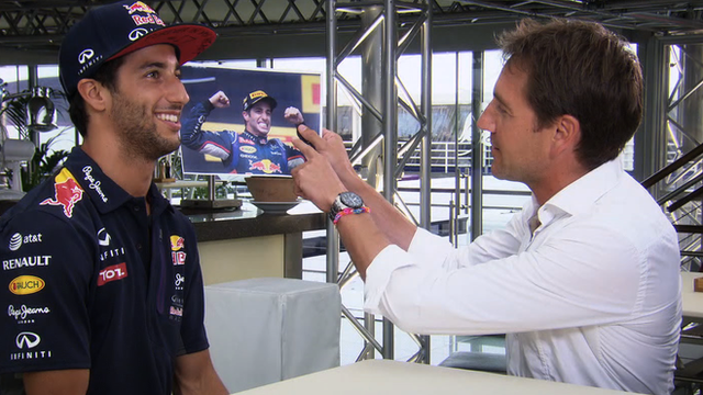 Tom Clarkson and Daniel Ricciardo