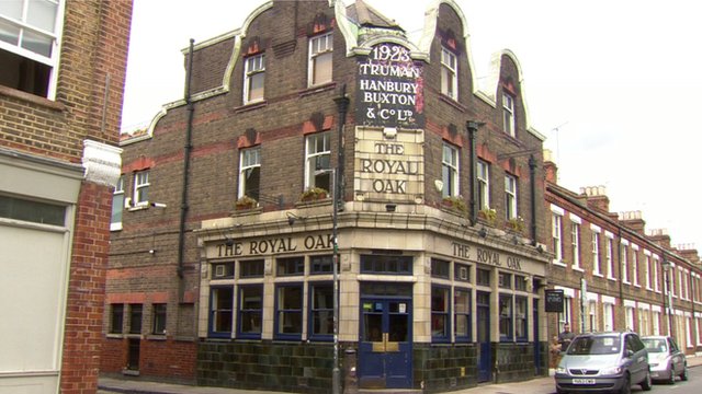 Royal Oak pub in East London