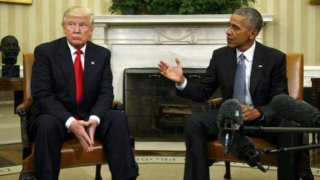 Трамп и Обама