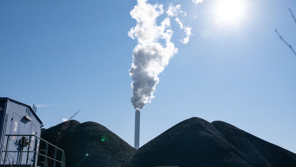 Emisiones de una planta a carbón