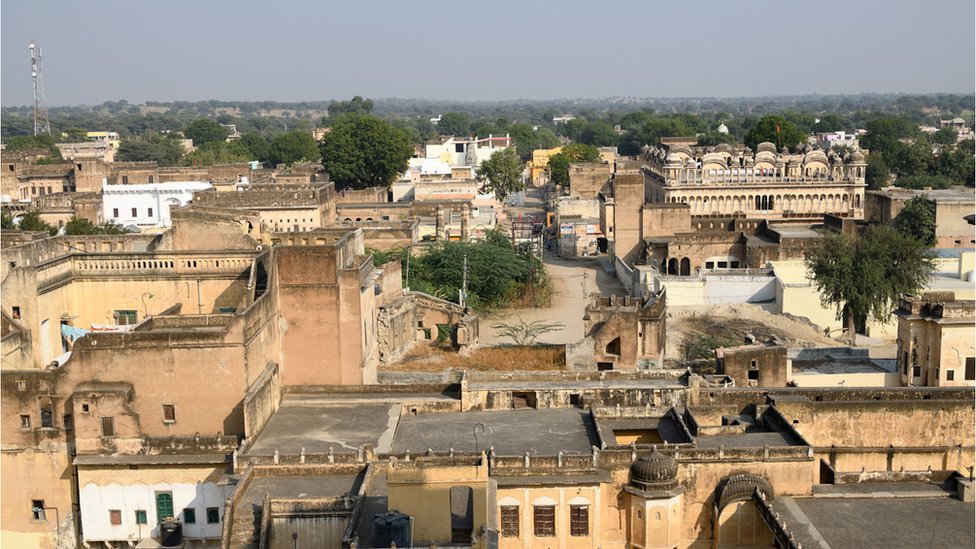La ciudad de Mahansar en el área de Shekhawati, ubicada en el norte de Rajasthan