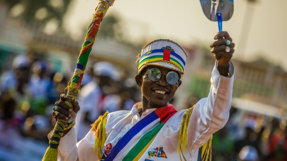 Сторонники нынешнего президента Центральноафриканской Республики и кандидата в президенты Фостена-Арканжа Туадера