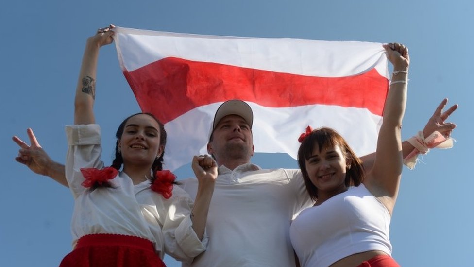 محتجون في بيلاروسيا