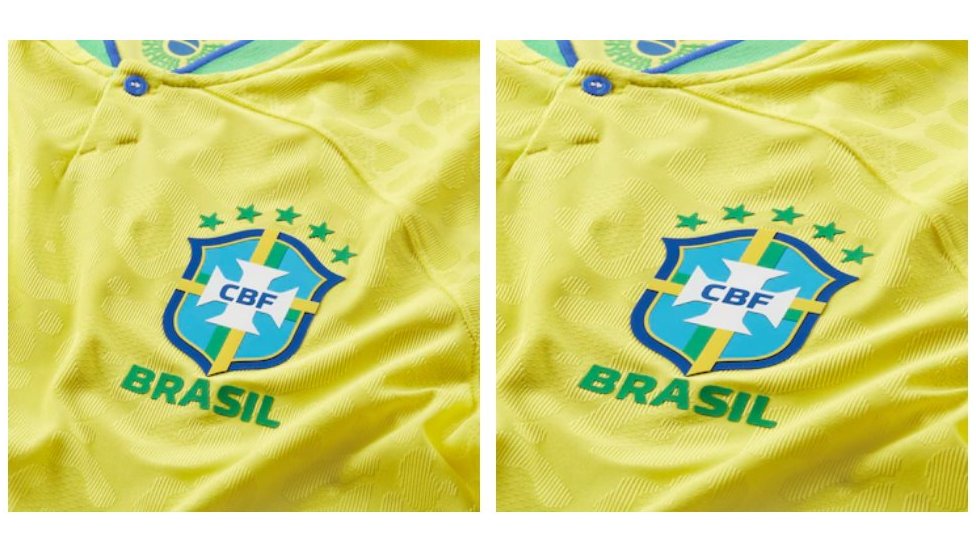 Reprodução da página de e-commerce da Nike com detalhe camiseta da seleção