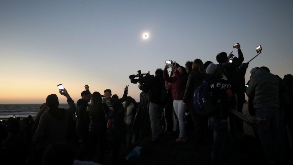 El eclipse solar total en La Serena.