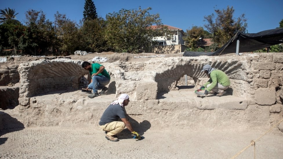 Excavations site at Yavne