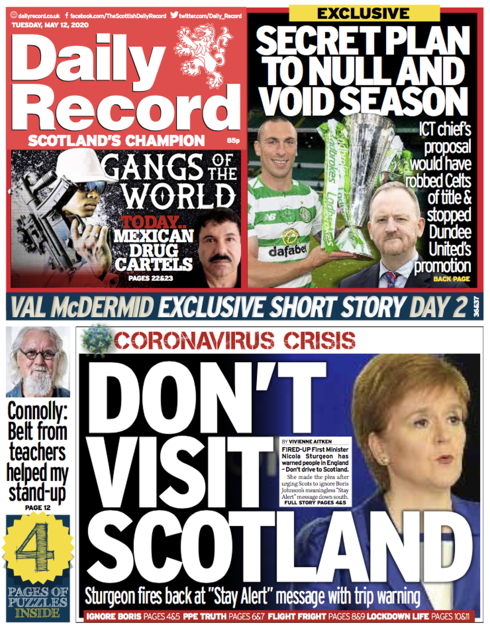 Scotland's Papers: 'Don't Visit Scotland During Lockdown' - BBC News