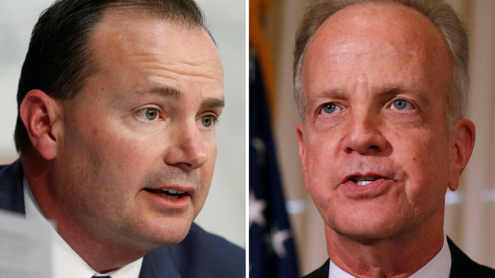 Los senadores Lee y Moran anunciaron su oposición a la actual propuesta de ley para reformar el sistema de salud. Mike Lee y Jerry Moran