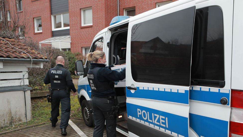 Рейд немецкой полиции на неонацистов, фото (23 января 20)