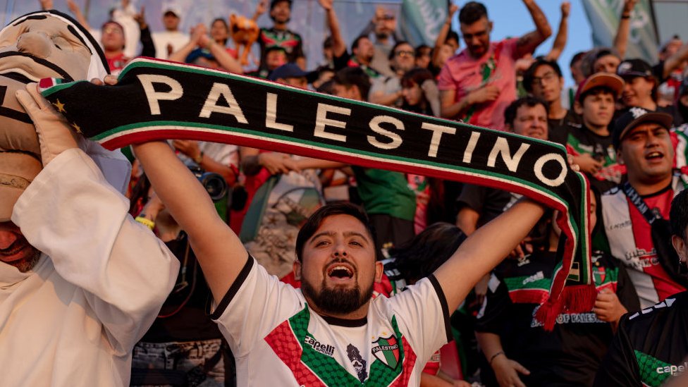 Fan of football club Palestino