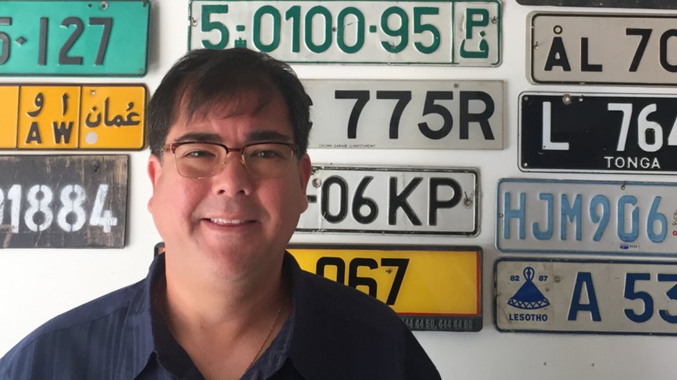The man with 7,000 licence plates