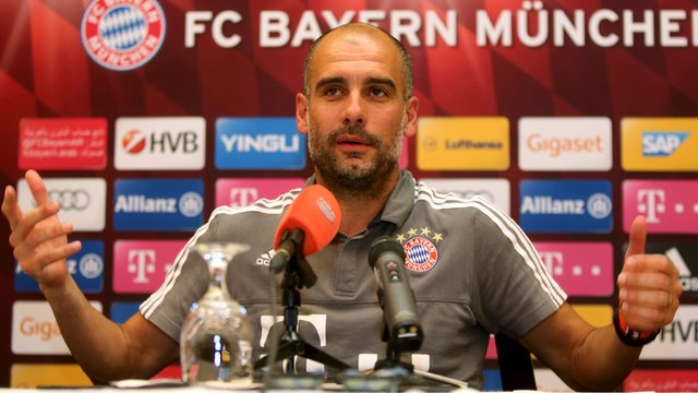 Bayern Munich manager Pep Guardiola