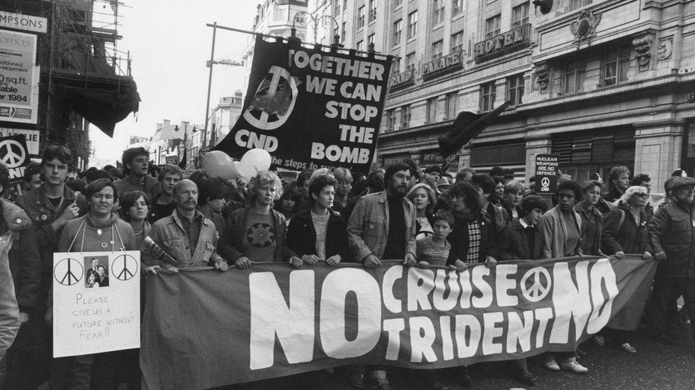 Антиядерная демонстрация 1980-х годов