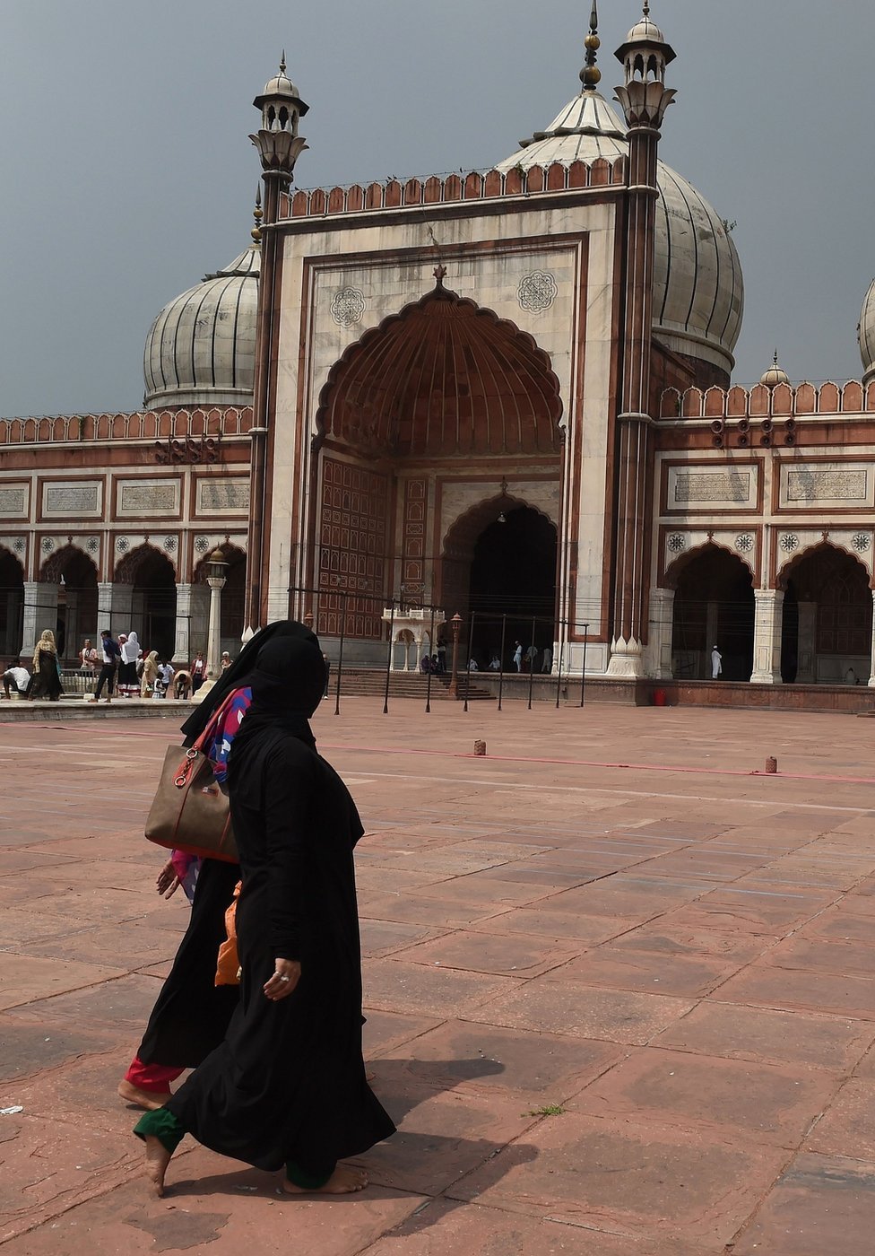 Две мусульманки в Джама Масджид в Дели