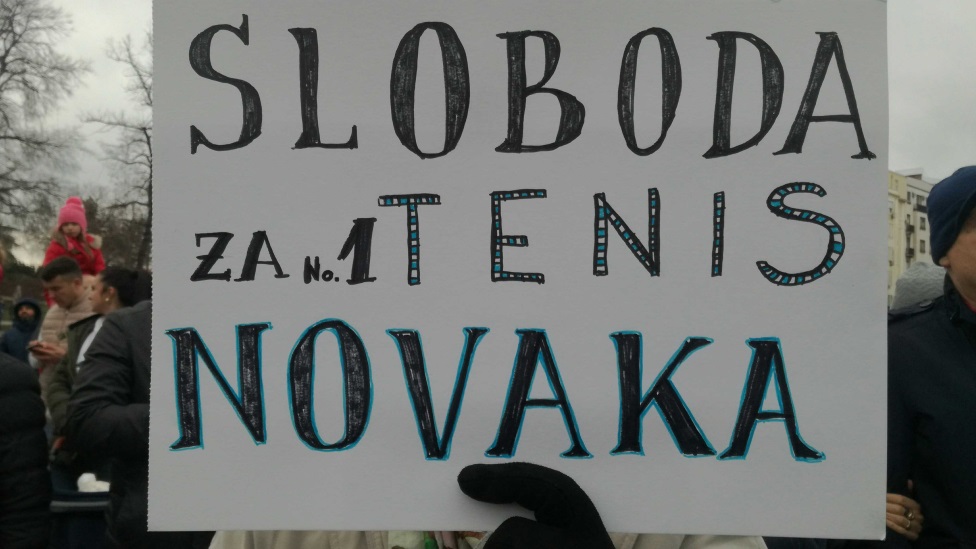 Đoković protest