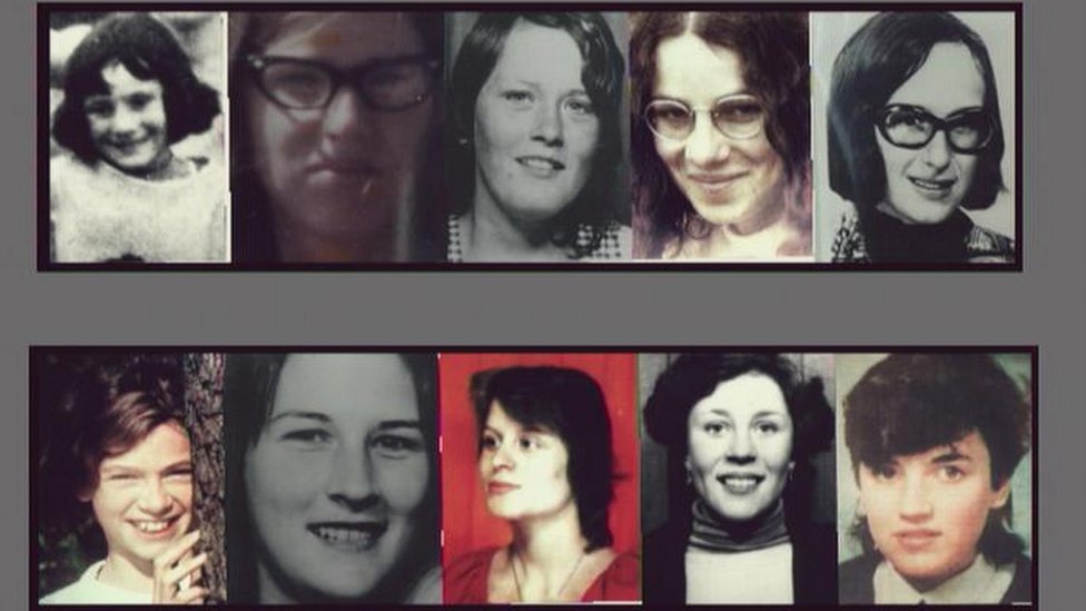 The 12 victims of Fred and Rosemary West