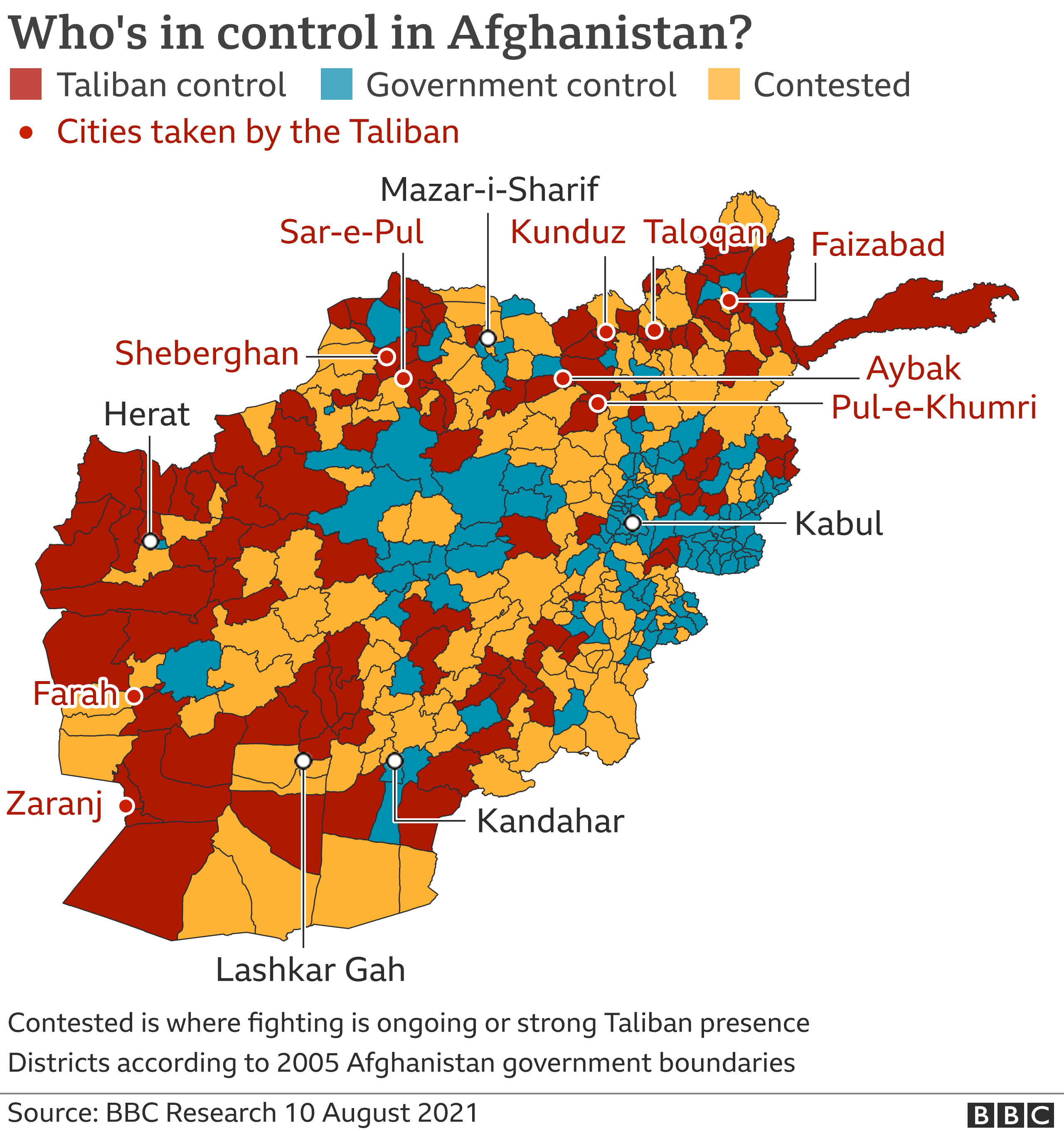 Afghanistan map