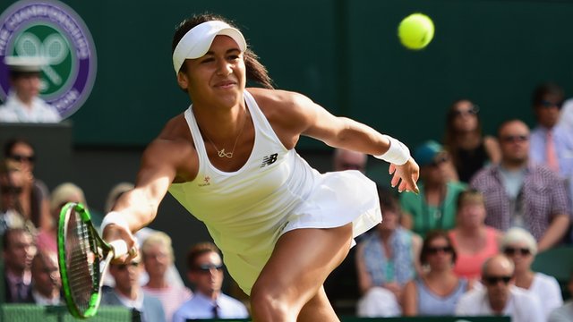 Heather Watson takes on Serena Williams at Wimbledon on Centre Court