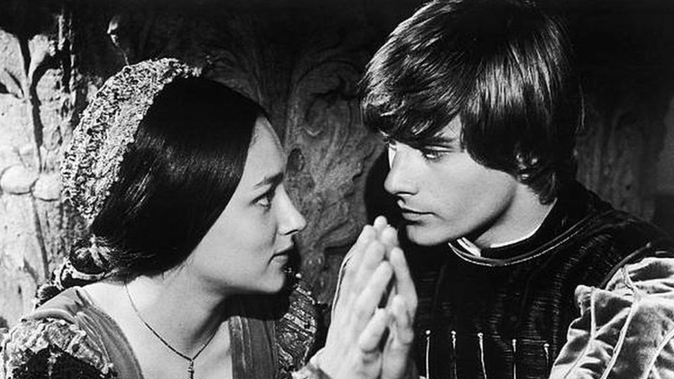 مشهد من فيلم روميو وجوليت عام 1967