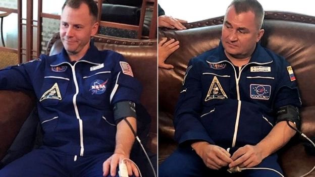 Nick Hague dan Alexey Ovchinin dalam keadaan baik setelah melakukan pendaratan darurat.