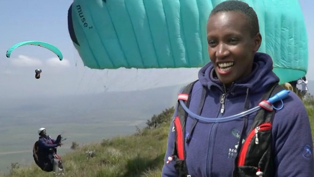 Kenya's first female paraglider on life from a bird's eye view