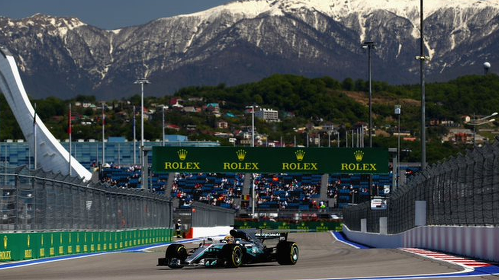 A view from the 2017 Russian Grand Prix
