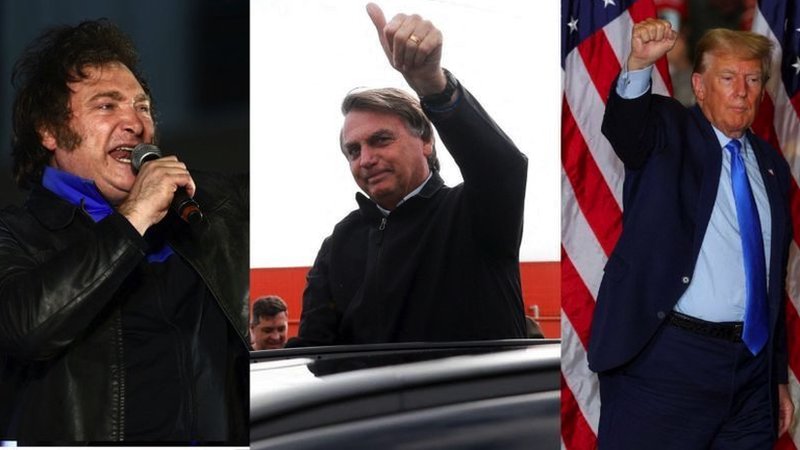 Milei, Bolsonaro i Tramp