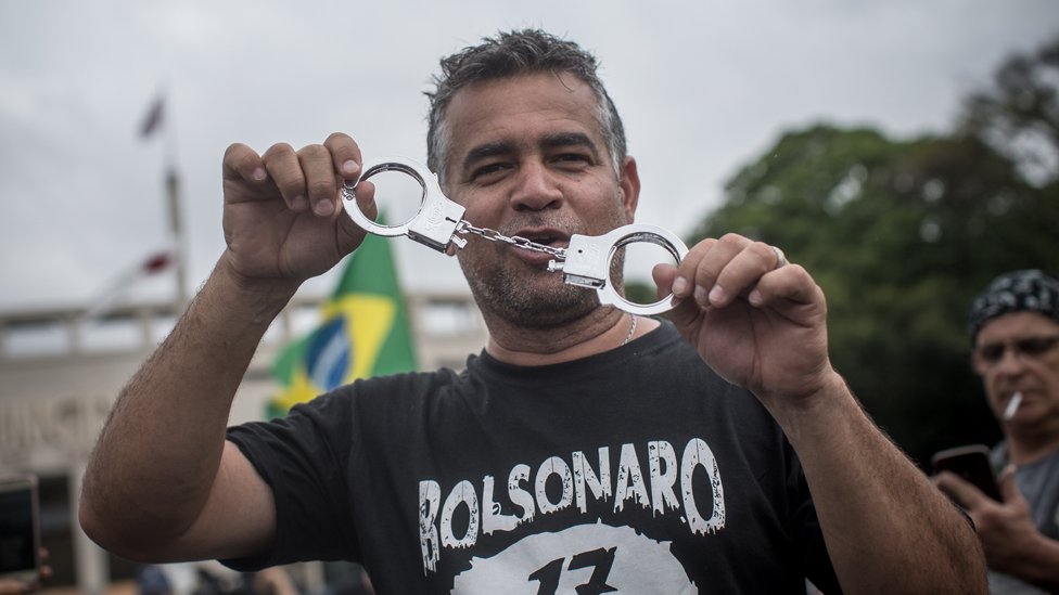 Simpatizantes de Bolsonaro