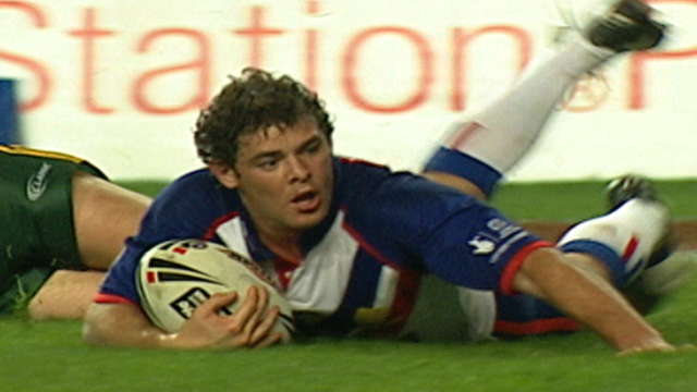 Paul Wellens scores try for Great Britain in Australia in 2006
