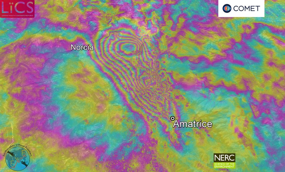 InSAR Италия 2