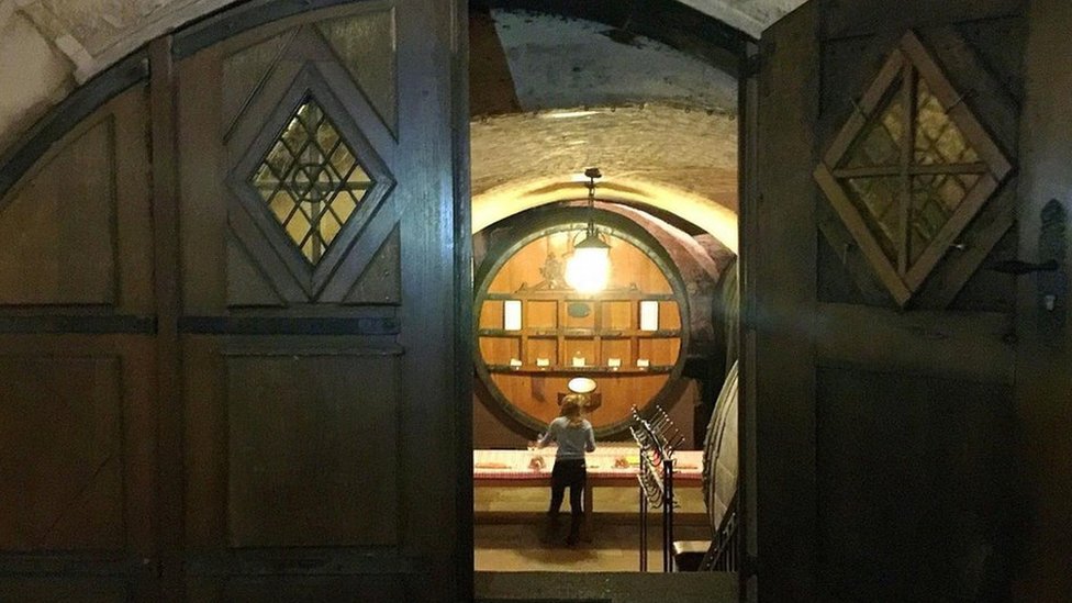 Un barril de vino